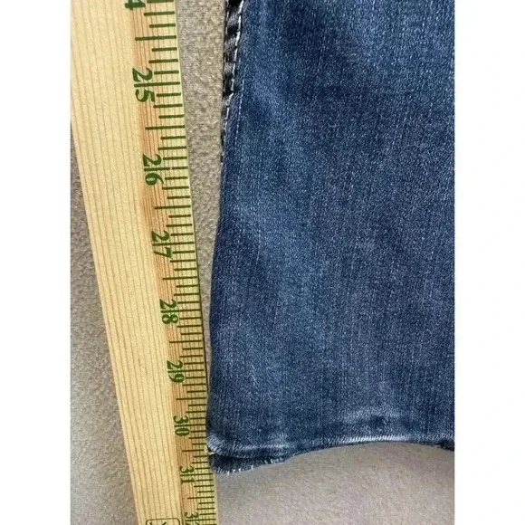 Silver Jeans Women's Size 28 Suki Mid Slim Bootcut Western Cowgirl Blue Denim - Picture 6 of 9